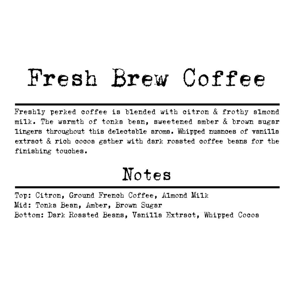 Fresh Brew Coffee Sample Scent Strip – Light 4 Life