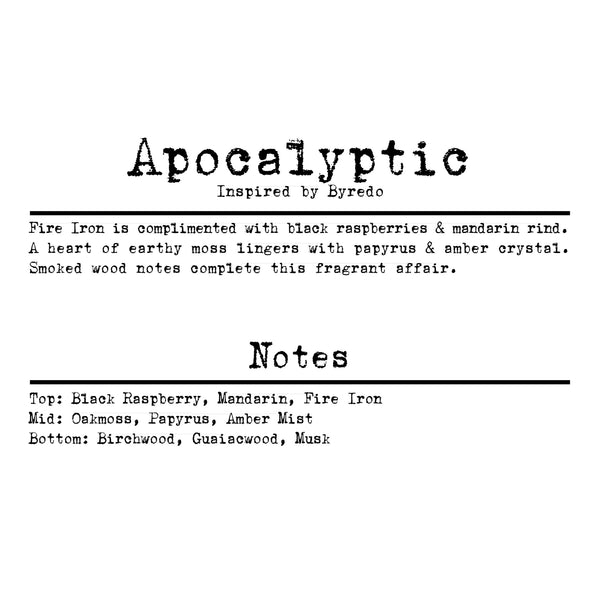 Light 4 Life Scent Strip Apocalyptic (Inspired by Byredo)