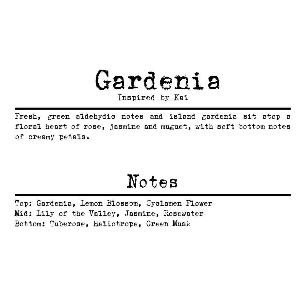 Gardenia (our version) Sample Scent Strip