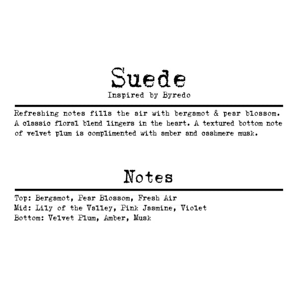 Light 4 Life Scent Strip Suede (Inspired by Byredo)