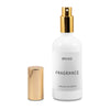 100ml Private Label White Gloss Room Spray (with Gold Cap), White, White Gloss, Gold